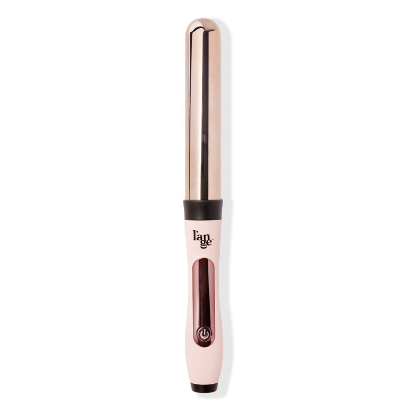 L'ANGE HAIR Le Curl Titanium Curling Wand - Professional Curling Iron for All Hair Types - Clip Free Hair Curler - Best Hair Waver for Relaxed Curls & Beach Waves - Blush 1” (25MM).
