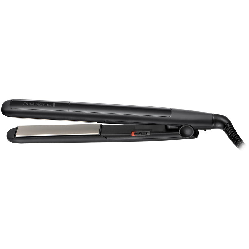 Remington Slim Hair Straightener with Ceramic coating - 110mm floating plates, 215°C, Fast 30 second heat up, Worldwide voltage for travel, Auto shut off, S1370
