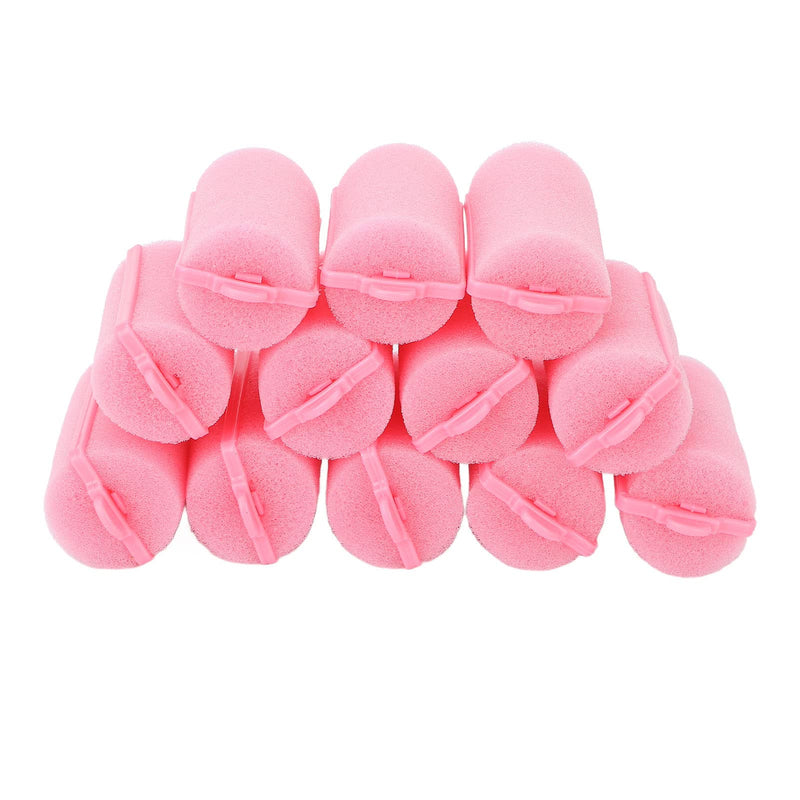 Pack of 12 Foam Sponge Curlers, Comfortable Sleeping Curlers, Flexible Hair Styling Sponge Curlers, Portable Soft Curler Styling Tool