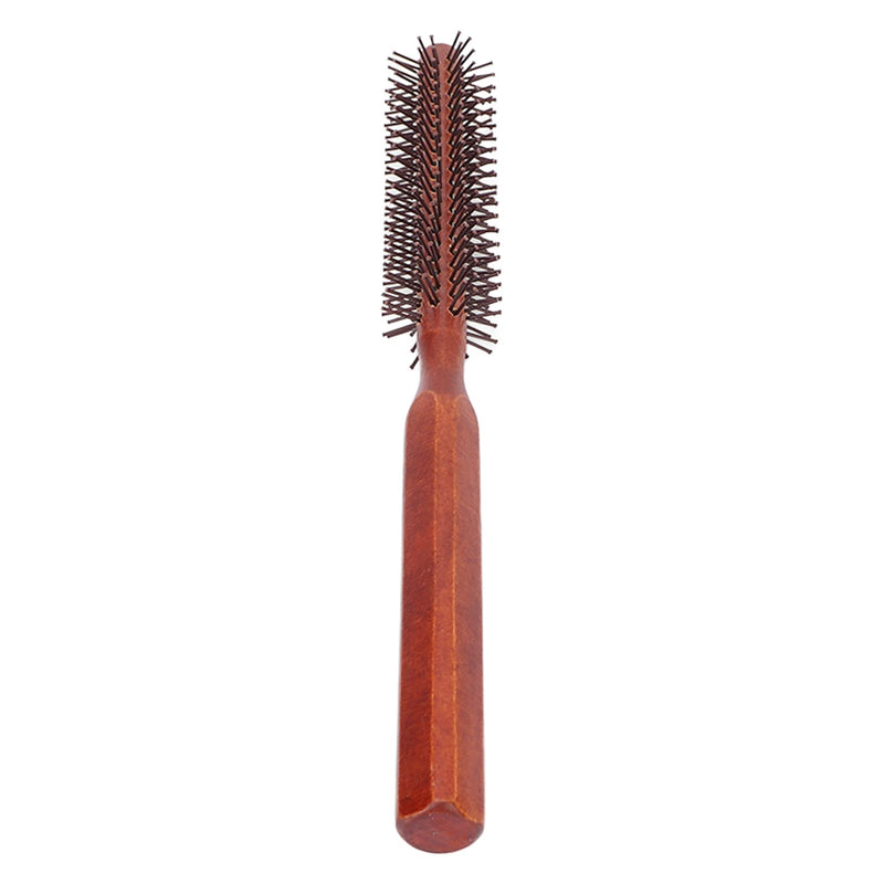 Small Round Brush for Short Hair, Mini Quiff Roller for Women and Men, Bangs Beard Styling Lifting Curling Blow Dry Hair Brush 8.3x1.0in