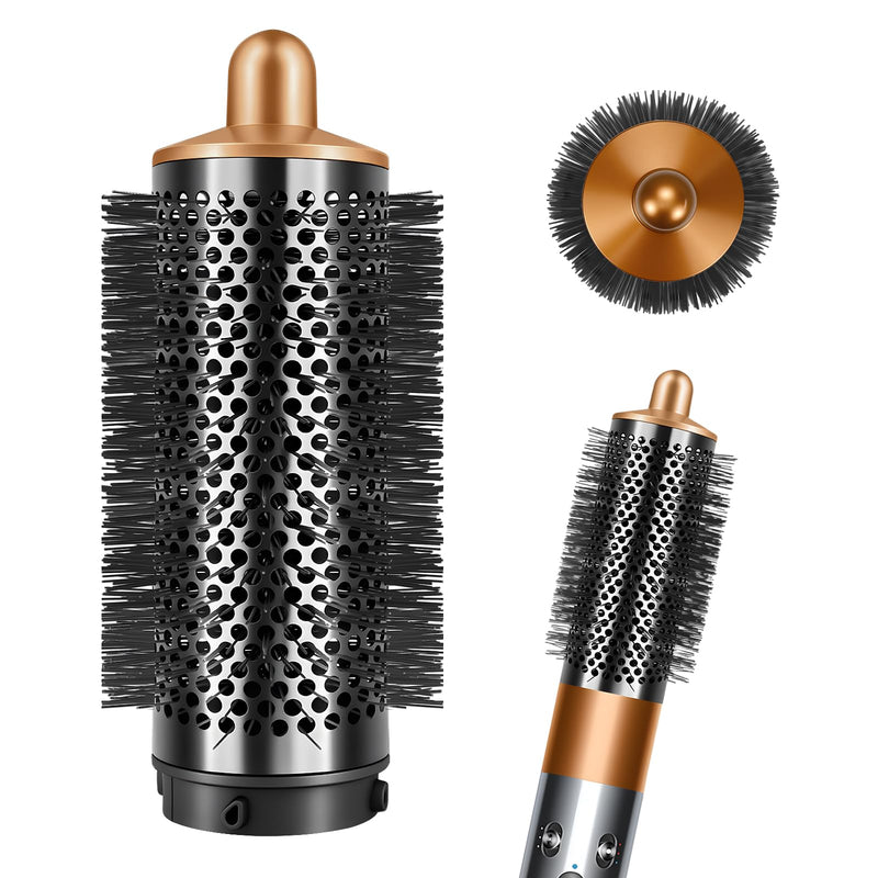  [AUSTRALIA] - Round Volumizing Brush for Dyson Airwrap HS05 HS01 Styler Attachments | Compatible with Dyson Airwrap HS01/HS05 Styler Attachments, Part No.969489-01 970750-01, Gold