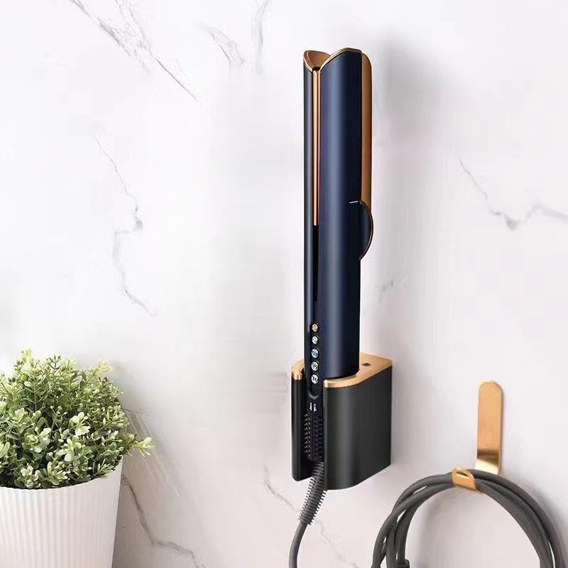 Wall Mounted Holder Compatible with Dyson Airstrait Straightener | Metal Organizor Storage Rack Suitable Compatible with Dyson Hair Straightener