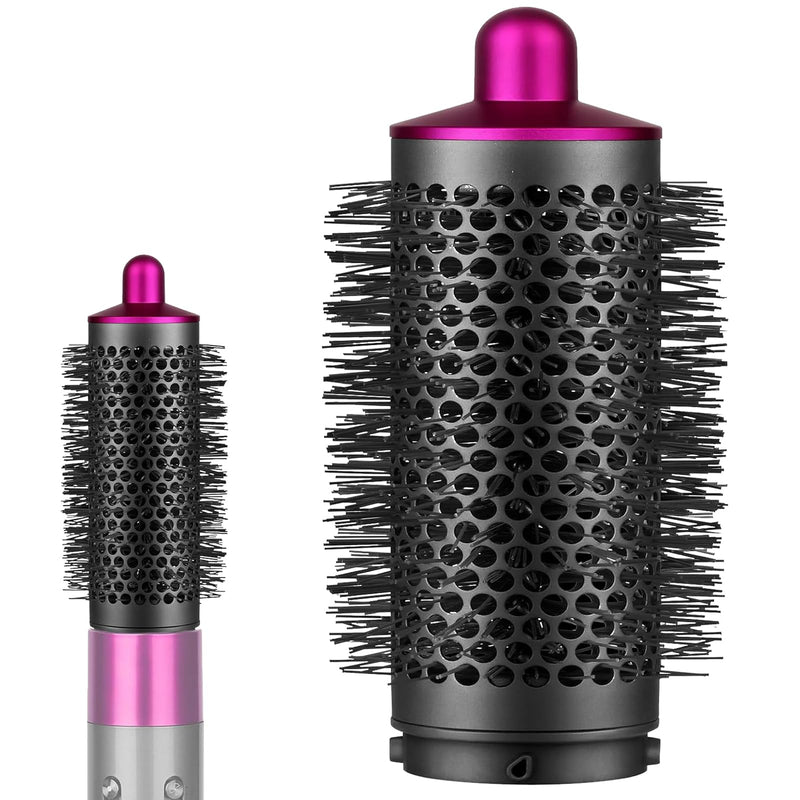  [AUSTRALIA] - ExcellaElite Round Volumizing Brush for Dyson Airwrap Hair Styler, Large Detachable Barrels Round Brushes Hair Styling Tool, Volumizer Attachment Tool for Limp Flat Hair, Rose