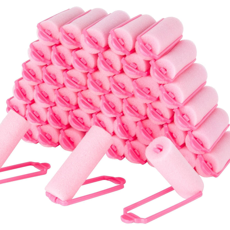 MAQIHAN 40PCS Foam Hair Rollers - 0.98 Inch Sponge Rollers for Hair Curling | Heatless Hair Curler for Short/Long Hair, Soft Sleep in Curlers, Small Sponge Curlers, Overnight rulos for Thin Hair Curl