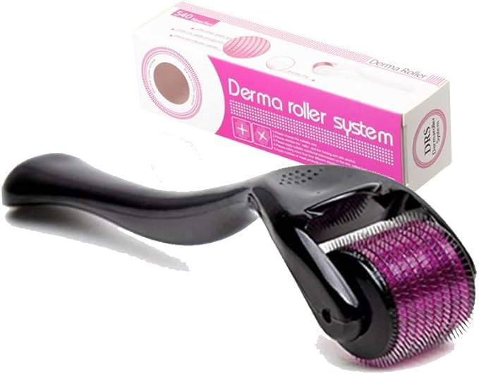  [AUSTRALIA] - Derma Roller 540 Titanium Micro Needling for Face and Body-Face Roller for Skin Rejuvenation Anti Ageing Scar Acne marks Cellulite Treatment-Beard Roller for Hair Growth for Men and Women (1.5 mm) 1.5 mm