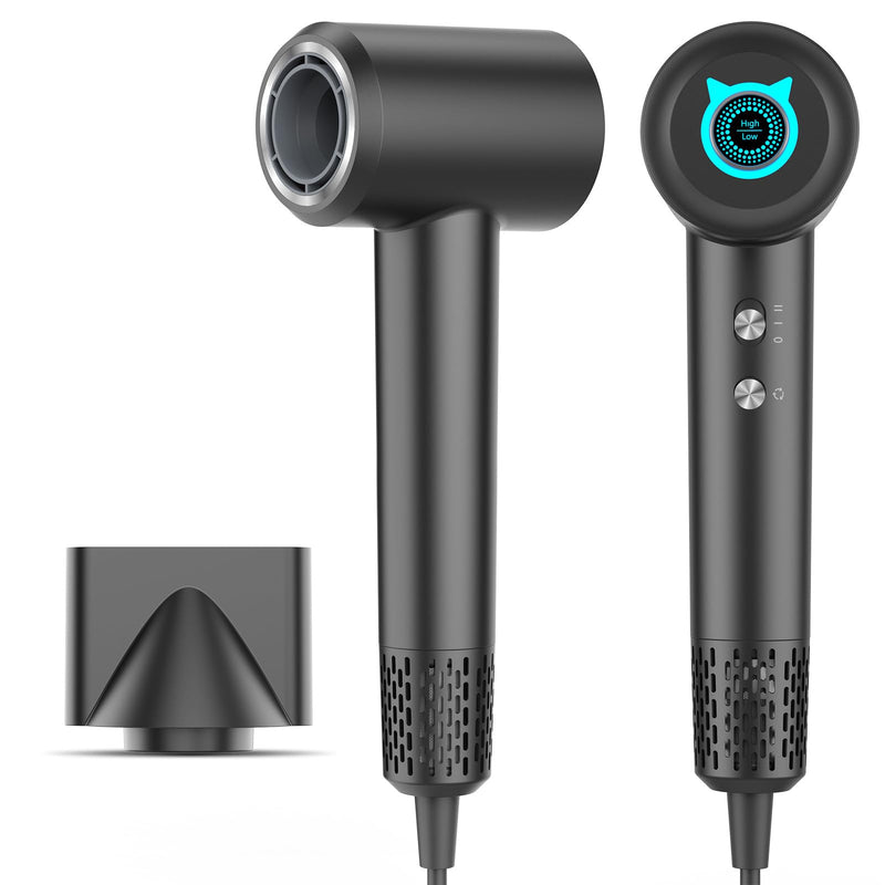  [AUSTRALIA] - SZO Professional Hair Dryer Ionic Hairdryer 400 Million Negative 110, 000 RPM High Speed Brushless Motor Blow Dryer for 2min Fast Drying Salon 57dB Low Noise Travel Hairdryers for Women and Men