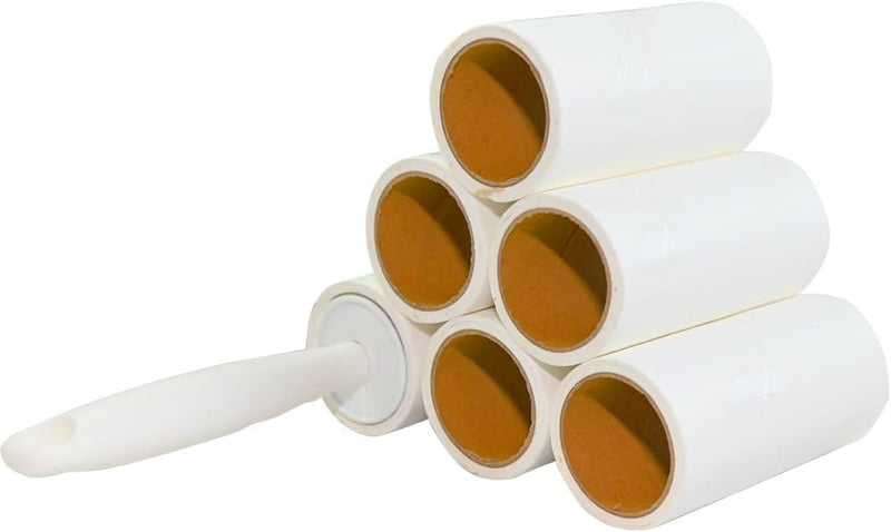 Armo® Lint Rollers With 6 x Refills 420 Sheets Lint Roller For Clothes Carpet Bed Pet Hair Dog Hair Cat Hair Dust x 6 Rollers