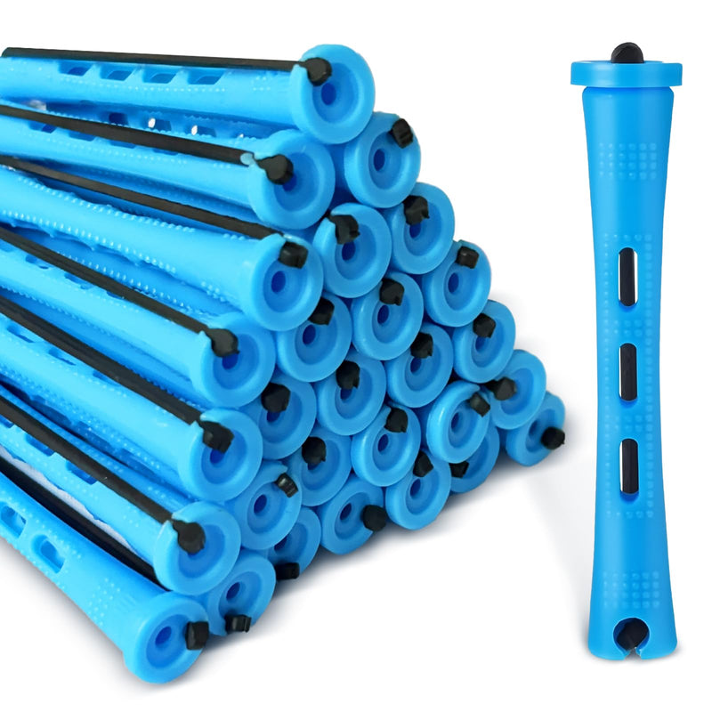 60PCS Perming Rods, Hair Rollers Suitable for Long Hair | 60PCS Perming Rods, Hair Rollers Suitable for Long Hair, Short Hair, Adults and Children, Gentle, Easy (Blue)