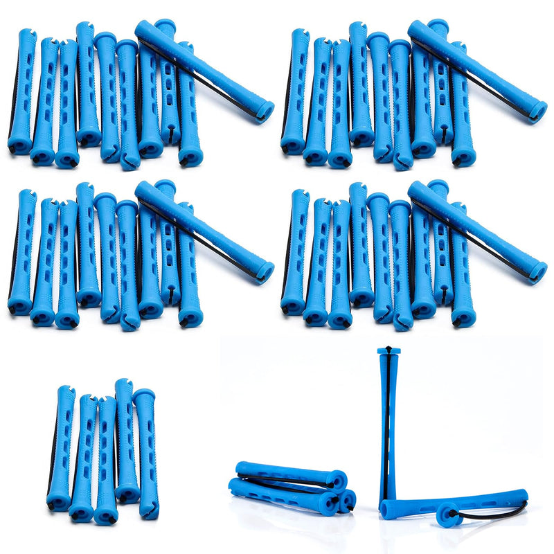  [AUSTRALIA] - 50 Pieces Small Size Hair Curlers Rollers, 0.35 Inch Foam Rollers for Volume and Curls, Lightweight and Easy to Use Hair Styling Tools