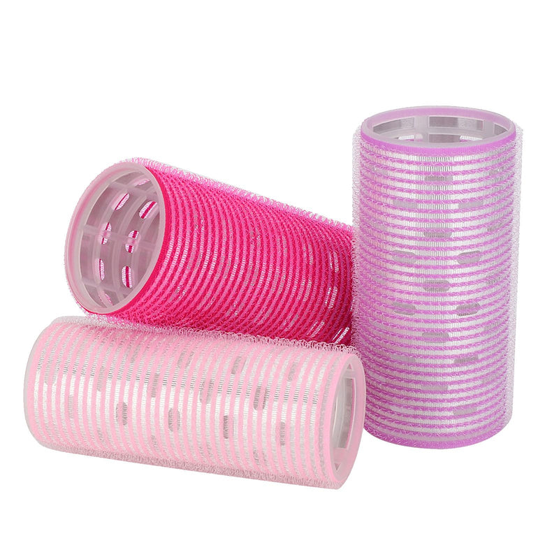 Rollers for Hair Volume, Hair Curlers Rollers,3pcs Self Adhesive Hair Rollers Portable Grip Holding Styling Curlers Hairdressing Tool
