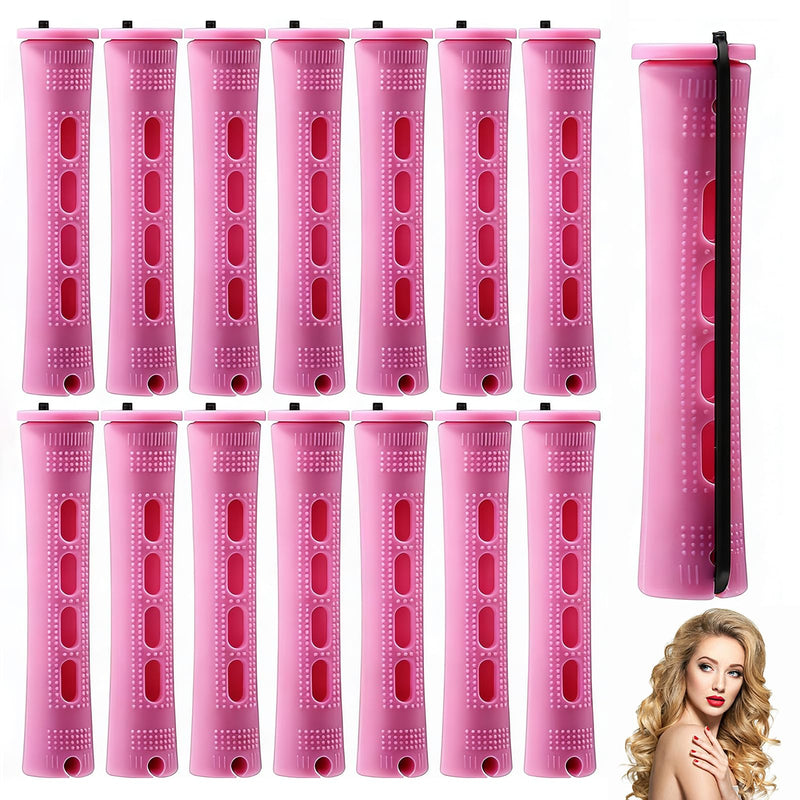  [AUSTRALIA] - Eastrise Perm Rods Set,0.75 Inch Medium Size Hair Curlers Rollers,Perming Rods with Elastic Rubber Band,Non Slip Plastic Hair Perm Kits for Fashionable Curly Hair,Hairstyle Styling (Purple/30 PCS) Purple/30 PCS
