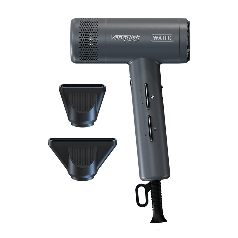 Wahl Vanquish Compact Cool Grey Hair Dryer, Lightweight Professional Styler