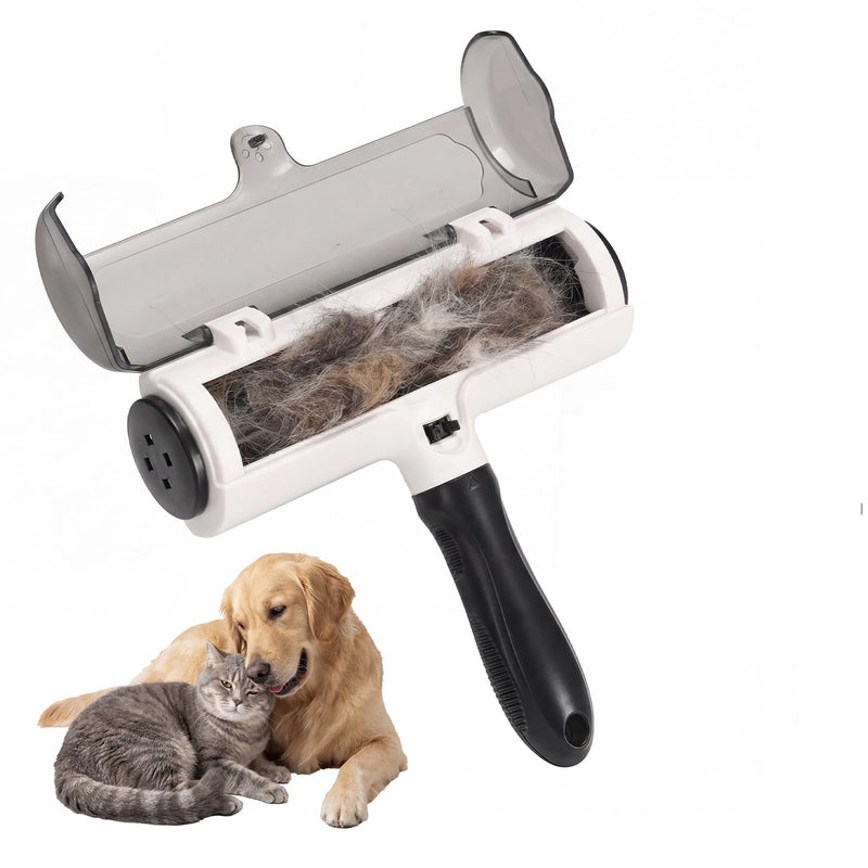 RLAVBL Pet Hair Remover Roller, Reusable Lint Roller Clean for Pet Fur, Cat and Dog Hair Removal Brush for Carpet, Sofa, Clothes, Bedding, Animal Fur Removal Tools