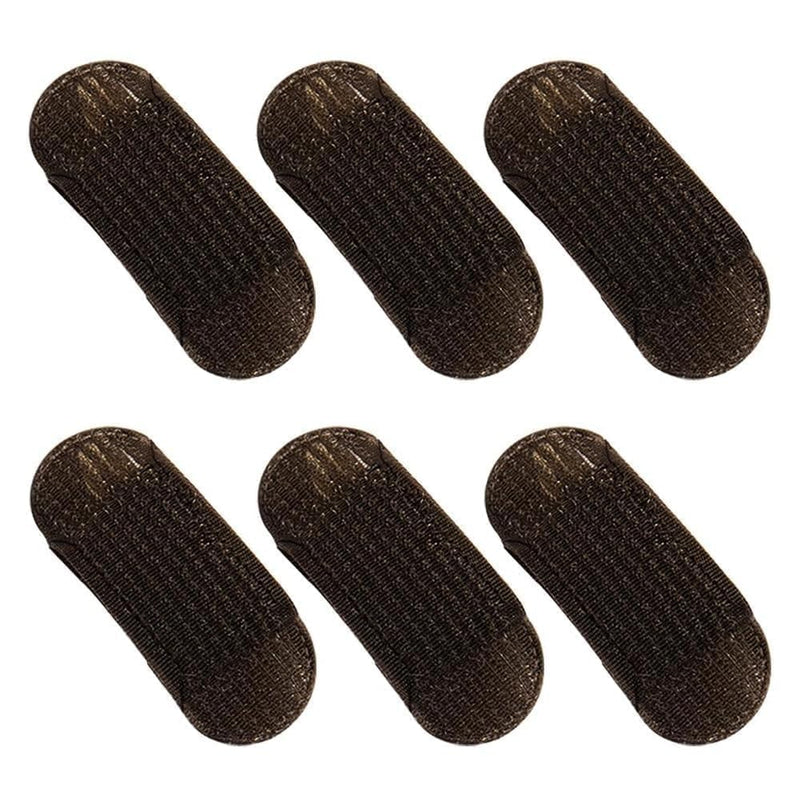  [AUSTRALIA] - 6PCS Sponge Volume Booster - Non-Slip Fluffy Base Inserts for Updos and Buns, Invisible Hair Thickening Pads for Thin (Home/Party/Wedding Styling Accessories)