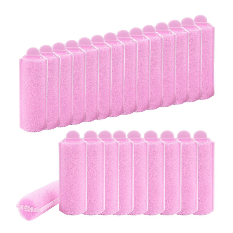24pcs Flexible Sponge Hair Rollers, Heatless Curlers For Soft Wavy Hairstyles, Ideal for Both Women And Children