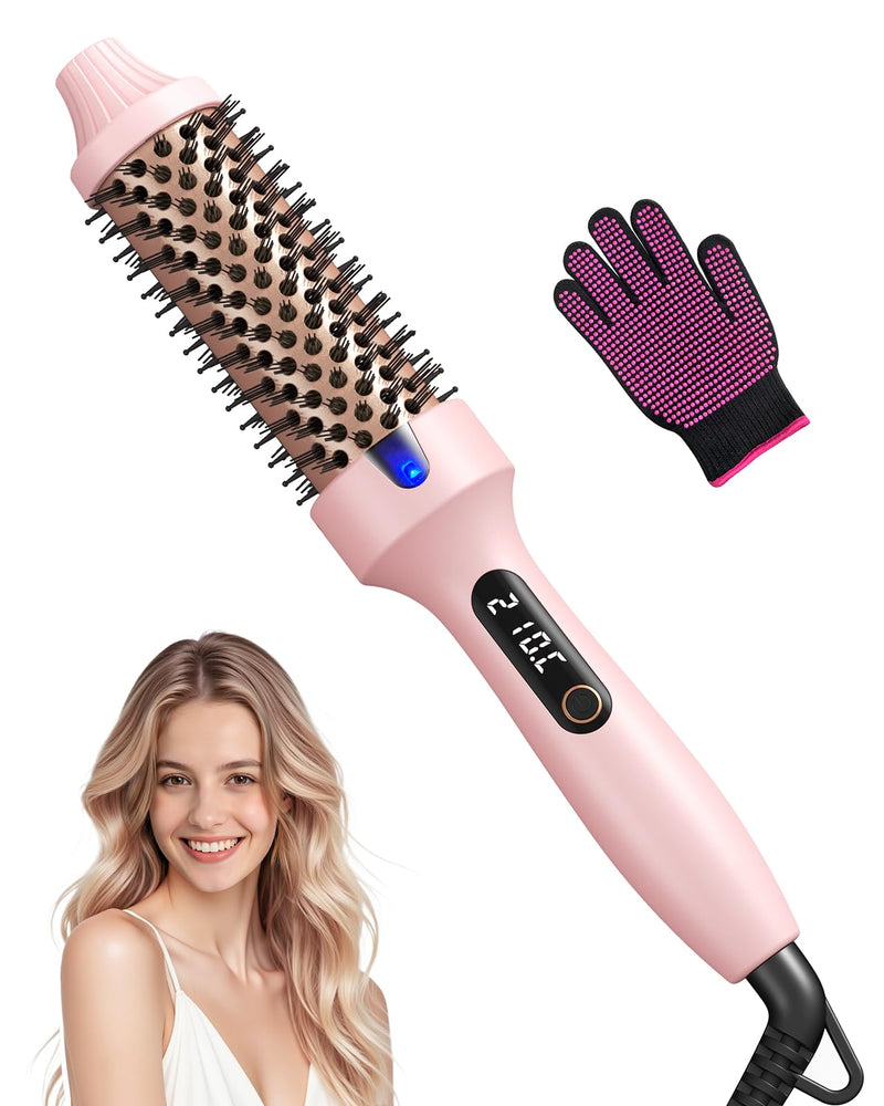 Haokoo Thermal Brush for 2-in-1 Curling & Straightening Styler