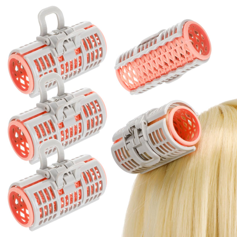 Lurrose Hair Curler Spring Clip Rollers 6 Pcs Diy Hair Rollers for Women Rolls for Volume and Wavy Styling Reusable Styling Tools for Bangs and Ends