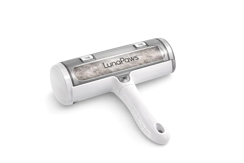 Reusable Pet Hair Remover Roller – Washable Reusable Lint Roller for Dog & Cat Hair on Sofa, Carpet, Clothes & Car – Internal Hair Collection Chamber, Eco-Friendly Design