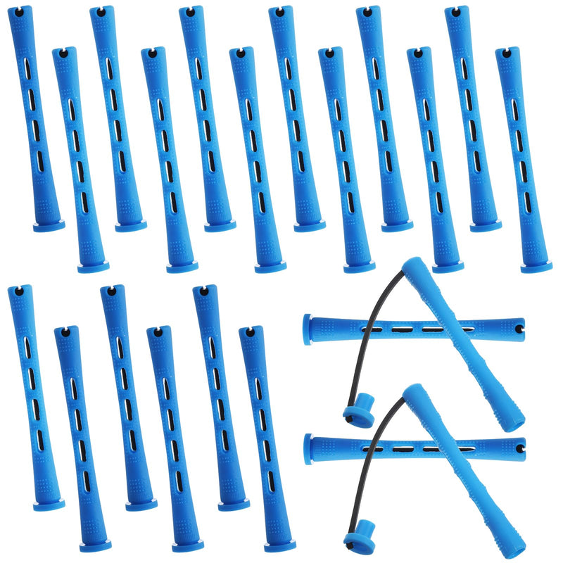40 Pcs Perming Rods Perms for Short Hair Small Hair Rollers Perm Curlers Plastic Cold Wave Rod Rollers Curling Rod Women Diy Hairdressing Tools for Long Short Natural Hairdressing Tools(Blue)