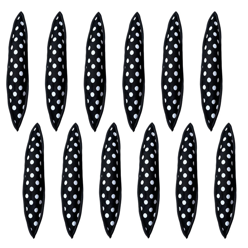 12PCS Heatless Hair Curlers, Soft Sponge Pillow Rollers, No Heat Curlers for Long & Short Hair, Flexi Rods Style Sleep In Rollers DIY Wave Formers Hair Styling Tools