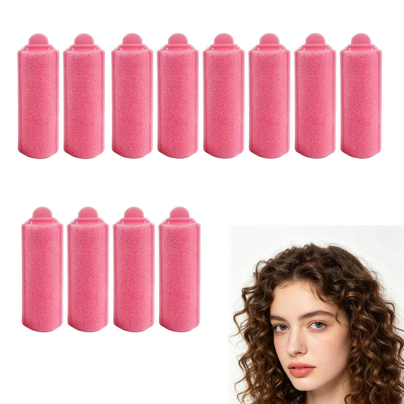 12pcs Foam Rollers Hair Soft Sponge Curlers for Sleeping Overnight | Large Small Sizes Comfortable and Easy Flexible for Volume Heatless Diy Foam Roller Hair Styling Tools for Home Salon Women