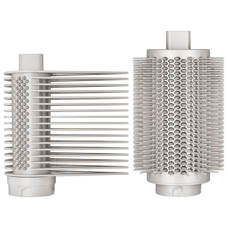 Upgraded Large Round Volumizing Brush and Wide-Tooth Tension Comb Attachment compatible with Shark FlexStyle HD400 Series