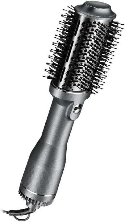 Hot Air Brush, Hair Dryer, Hairstyling Curling Brush, Hair Smoothing Brush | 3 Temperature Adjustable, 2 Wind Speed Gears, 1.8m 360° Rotating Power Cord, Not Suitable for Short Hair