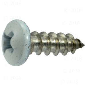  [AUSTRALIA] - Hard-to-Find Fastener White Phillips Pan Sheet Metal Screws, 8 x 1/2" (014973208028) #8 x 1/2"