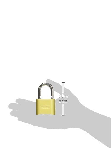  [AUSTRALIA] - Master Lock Combination Lock, Indoor and Outdoor Padlock, Resettable Combination Locker Lock, 175D Standard-Number Combo