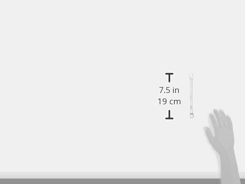 SK Hand Tool 88614 6-Point SuperKrome Long Pattern Combination Wrench, 7/16-Inch - LeoForward Australia
