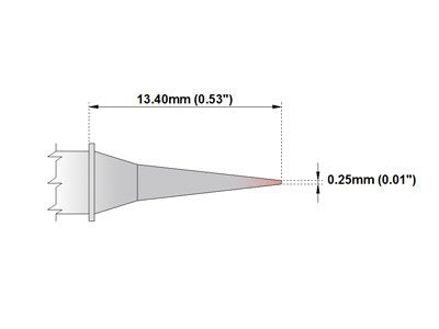  [AUSTRALIA] - Thermaltronics M6MF375 Micro Fine 0.25mm (0.01in) interchangeable for Metcal STTC-090