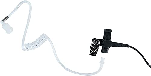  [AUSTRALIA] - BVMAG Motorola Walkie Talkie Earpiece with Mic,2 Pin Covert Acoustic Tube Earpieces Headset for Motorola CP200 GP300 GP2000 CLS1410 CLS1110 RDM2070d CP185 Two Way Radio 2 Wire PU Material,2 Pack