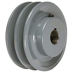  [AUSTRALIA] - 2AK25X1 Pulley | 2.5" X 1" Double Groove AK Fixed Bore Pulley