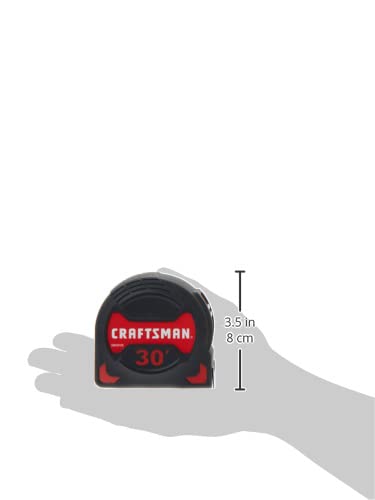  [AUSTRALIA] - CRAFTSMAN Tape Measure, Easy Grip, 30-Foot (CMHT37470S)