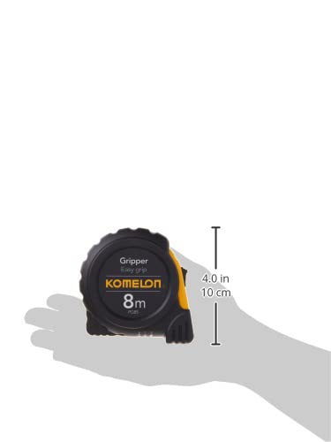  [AUSTRALIA] - Komelon PG85 8m by 25mm Metric Gripper Tape, Black