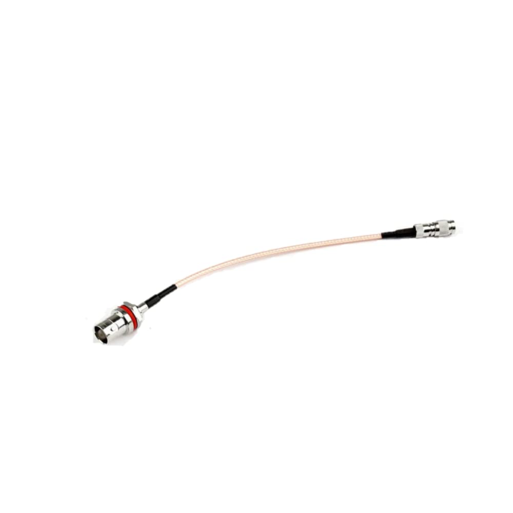  [AUSTRALIA] - Eonvic BNC Female Bulkhead to Right Angle 1.0/2.3 DIN Male RG316 SDI Cable Jumper Pigtail 20cm