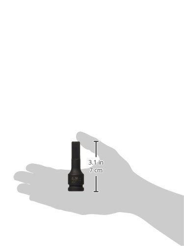  [AUSTRALIA] - Grey Pneumatic (2912M) 1/2" Drive x 12mm Hex Driver Socket