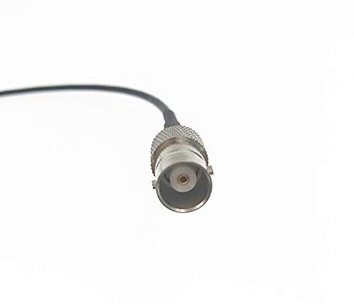  [AUSTRALIA] - Uonecn BNC Female Straight to BNC Male Right Angle SDI Cable for Camera 50 ohm