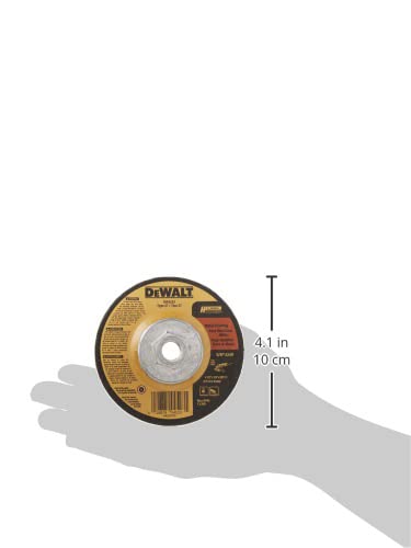  [AUSTRALIA] - DEWALT Grinding Wheel, General Purpose for Metal, 4-1/2-Inch x 1/4-Inch x 5/8-Inch (DW4523)