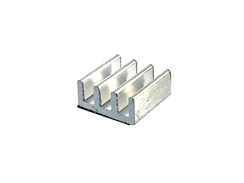  [AUSTRALIA] - MakerSpot Heatsink Small Heat Sink Cooler for Raspberry Pi Zero (1 Pack - Silver) Heat Sink for Pi0 - Silver - 1 pack