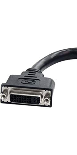 6in DVI-I Dual Link Digital Analog Port Saver Extension Cable M/F - DVI-I Male to Female Extension Cable - 6 inch - 2560x1600 - LeoForward Australia