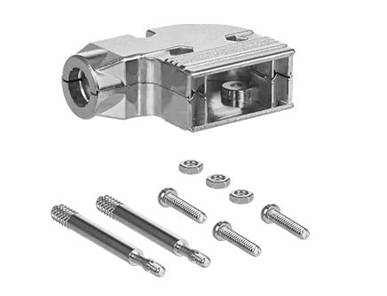  [AUSTRALIA] - CompuCablePlusUSA.com Best DB15 Female Solder Cup Connector DIY Kit Includes Solder Cup Connector, 90 Degree Angle Metal Hood, Strain Relief Grommet and Screws. (DB15 Female)