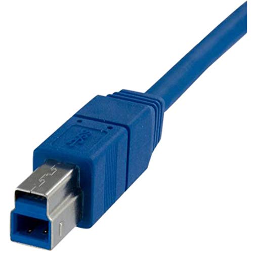  [AUSTRALIA] - StarTech.com 3 ft / 91cm SuperSpeed USB 3.0 Cable A to B - USB 3 A (m) to USB 3 B (m) (USB3SAB3) 3 ft / 1m Blue