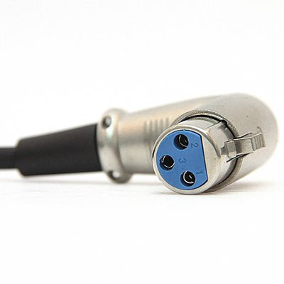  [AUSTRALIA] - SEISMIC AUDIO - XLRRAS - 6 Pack of 3' XLR Male to Right Angle Female Audio Patch Cables