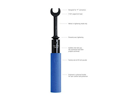  [AUSTRALIA] - Jonard Tools TWAF-71620, Full Head Torque Wrench, 7/16" Drive Size, 20 in-lb Torque Full Head, 20 inch-lbs