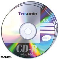  [AUSTRALIA] - DIGITAL REOORDABLE CD-R 3 PACK by Trisonic