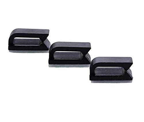  [AUSTRALIA] - WOIWO 25PCS Adhesive Cable Clips,Cable Wire Management,for Car,Office and Home