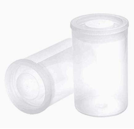  [AUSTRALIA] - 20 PCS Clear Plastic Film Canisters with Lids，35mm CaliberEmpty Camera Reel Containers,Storing of Small Personal and Household Items,Pills, Film, Keys, Coins, Art Beads and More Storage Containers