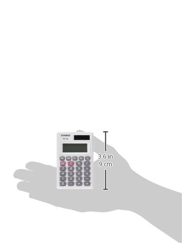  [AUSTRALIA] - Casio HS-4G Handheld Solar Calculator, Small