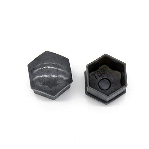  [AUSTRALIA] - Waylin 20 Pcs New Universal 17mm Wheel Lug Nut Bolt Cover Caps +Removal Tools (Gray)